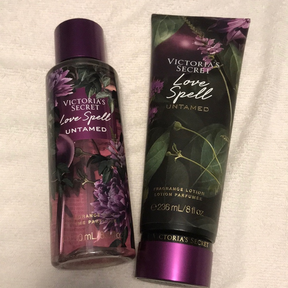 BRAND NEW body spray & lotion - LOVE SPELL